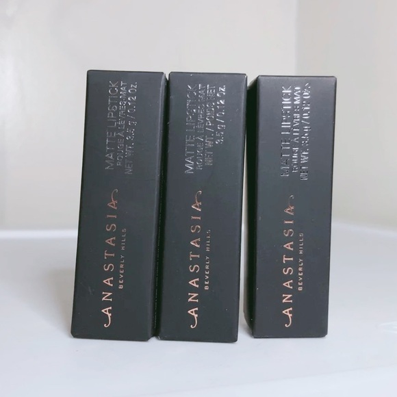 Anastasia Beverly Hills Other - 3 Anastasia Beverly Hills Lipsticks Anastasia Beverly Hills Other - 3 Anastasia Beverly Hills Lipsticks